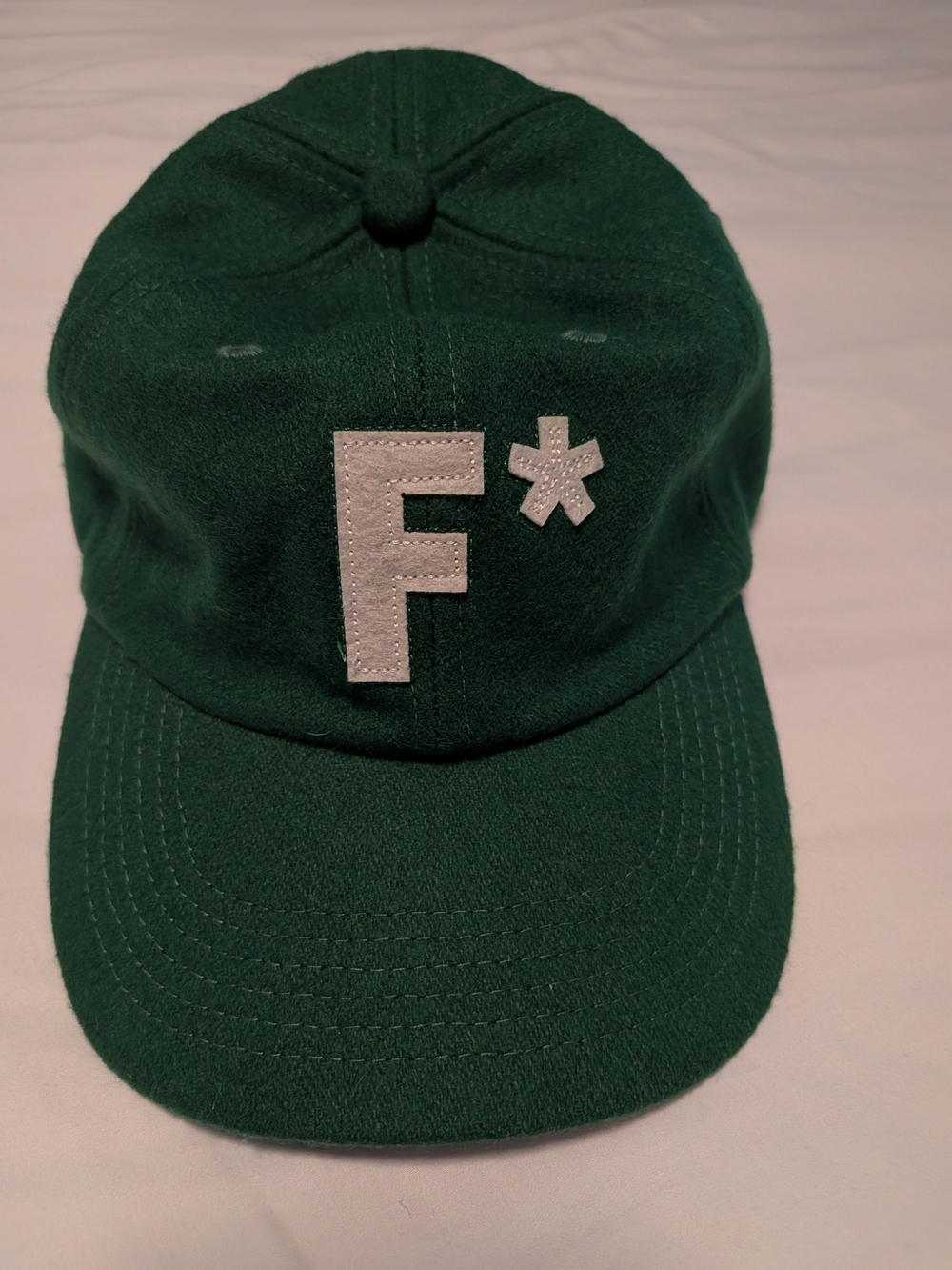 Golf Le Fleur Dark Green Baseball Cap with White F* Patch